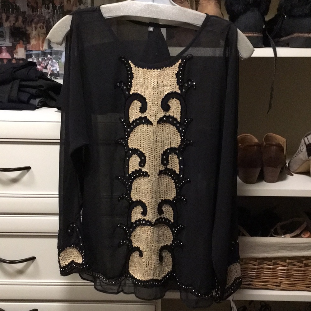 Women’s Beaded Top with Liner